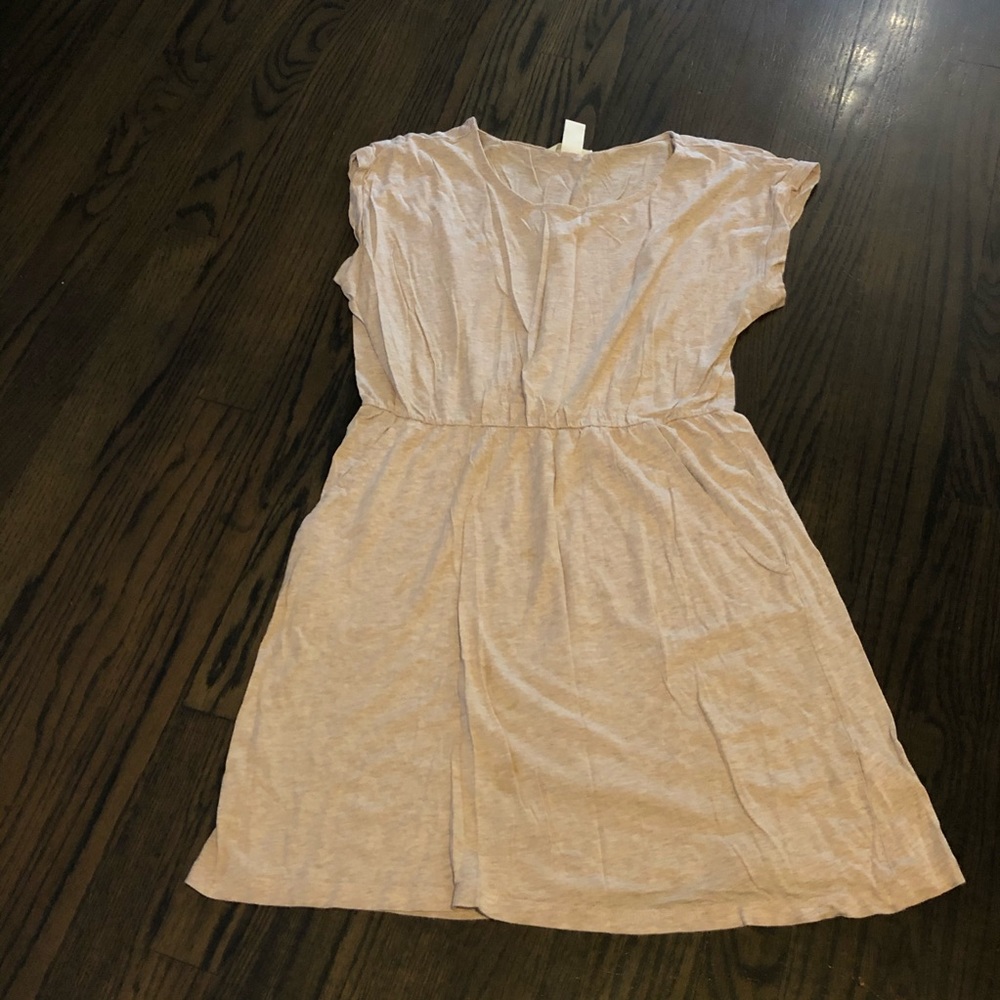 H&M pink tee shirt dress